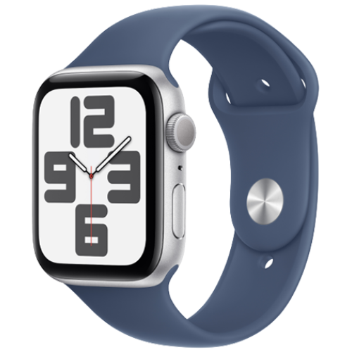 Watch Apple Watch SE2 (2024) GPS 44mm Silver Aluminium Case with Sport Band M/L - Denim - Image 1