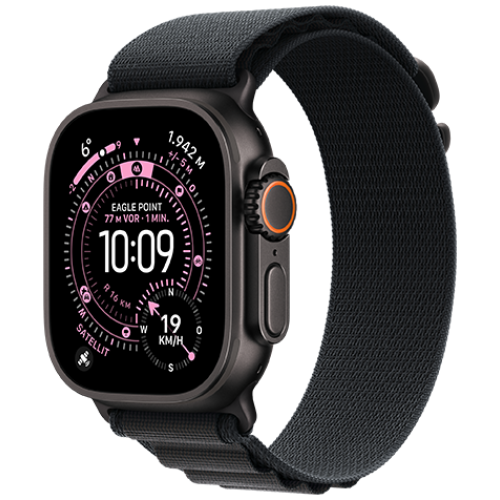 Watch Apple Watch Ultra 3 (2025) 5G 49mm Black Titanium Case with Alpine Loop M - Black - Image 1