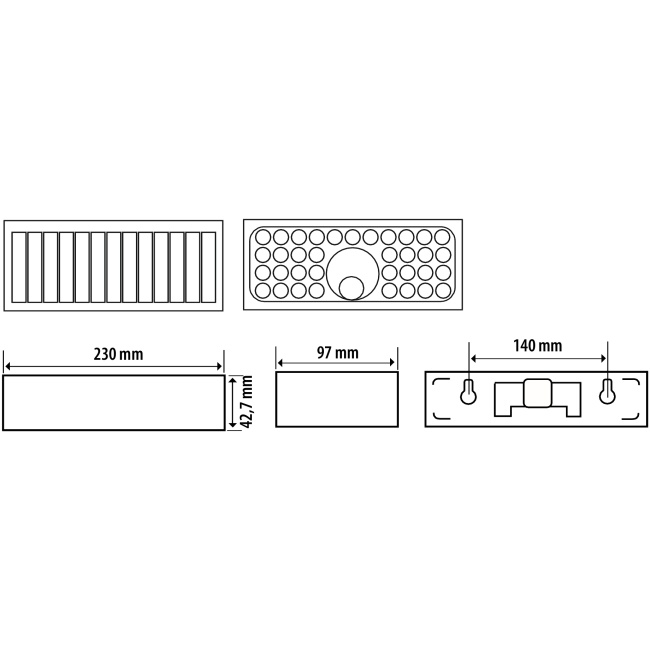 GBC DOGI STONEWALL XL Solar LED Wall Light with PIR - Image 6