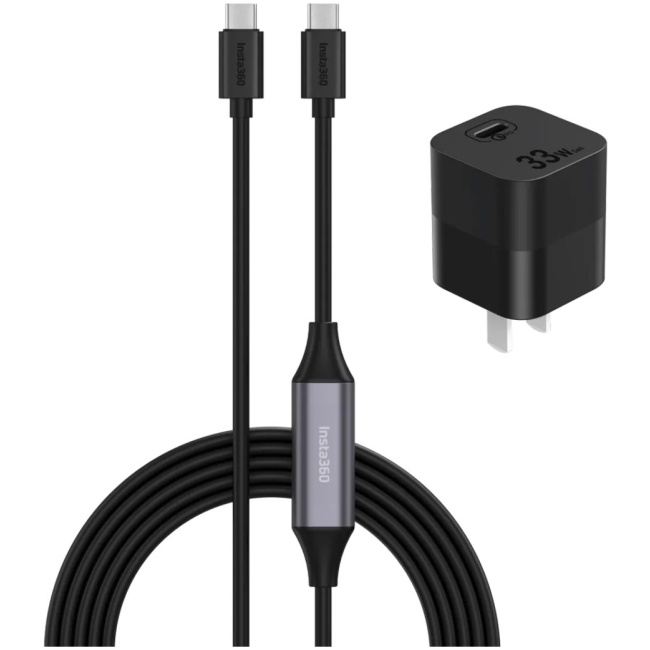 Insta360 Wave Y-Cable and Power Adapter - Image 2