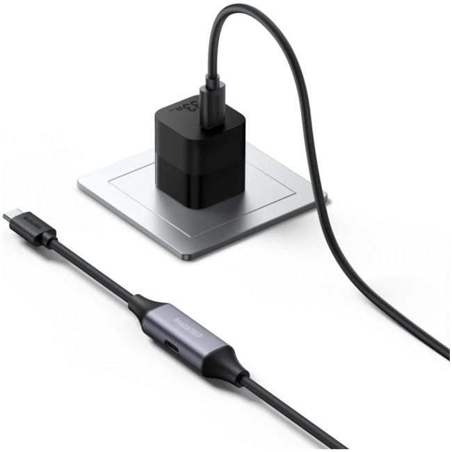 Insta360 Wave Y-Cable and Power Adapter