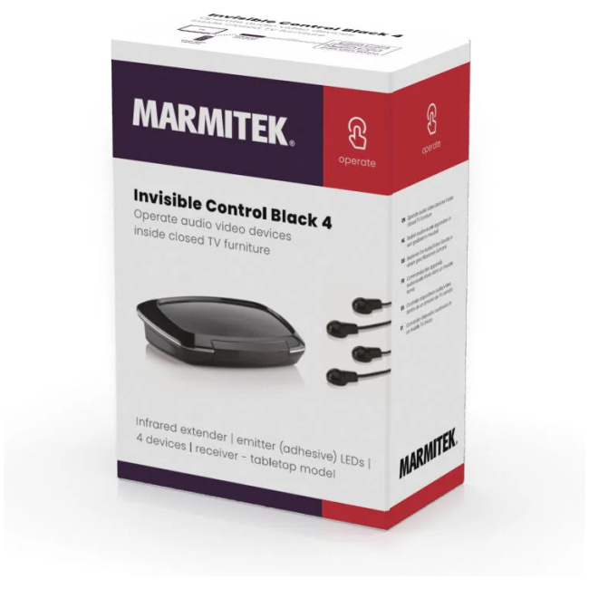 Marmitek Invisible Control Black 4 IR Extender up to 4 Devices - Image 5