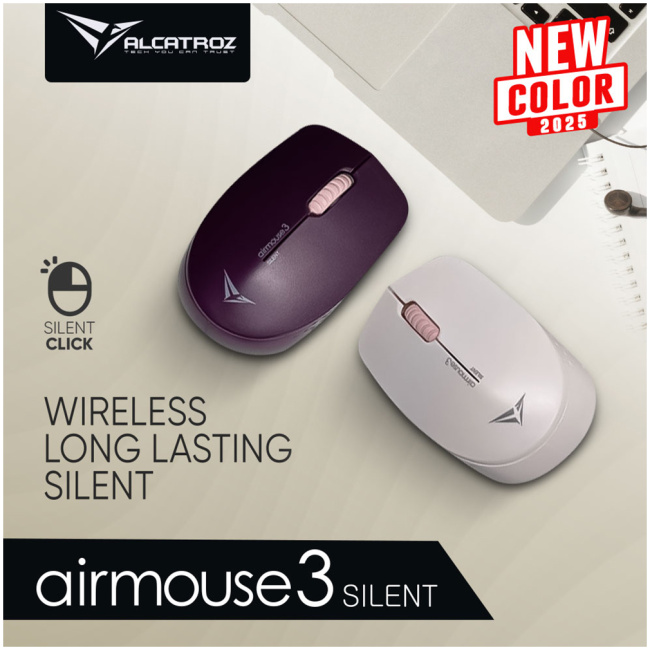Alcatroz Mouse Wireless AIRMOUSE 3 Silent Black - Image 5