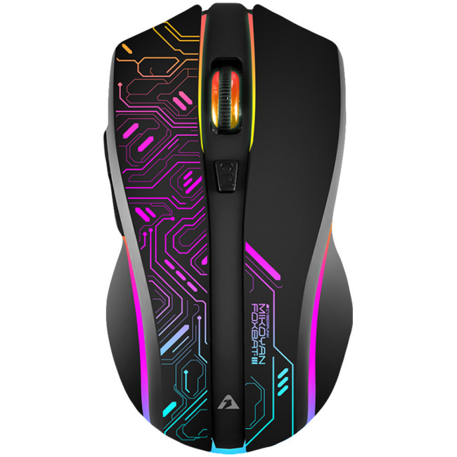 Armaggeddon Gaming Mouse Wired+2.4G Recharge FOXBAT-III CYBERPANK Black