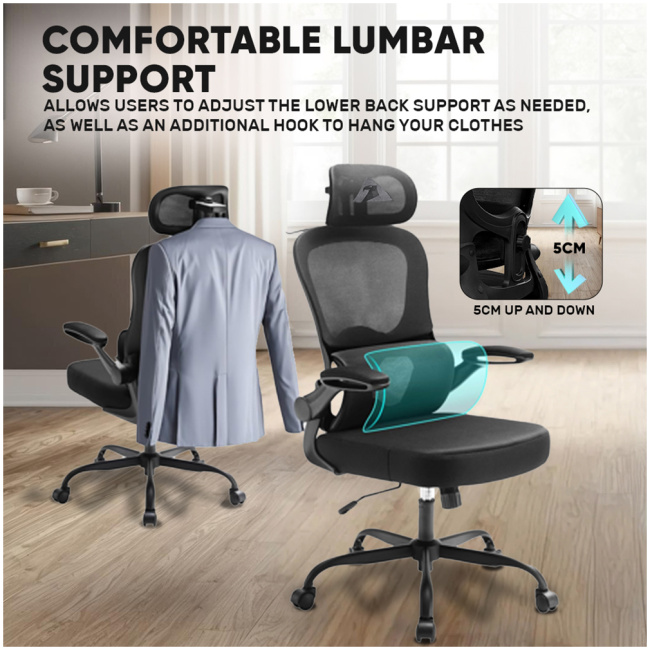 Armaggeddon Office Chair Mesh VERTEBRAE V3 Black - Image 8