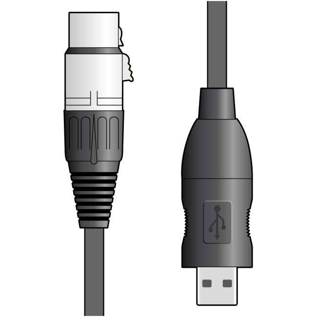 Chord XLR to USB Converter 3.0m for Recording an Instrument or Microphone to the PC 173.616UK - Image 2