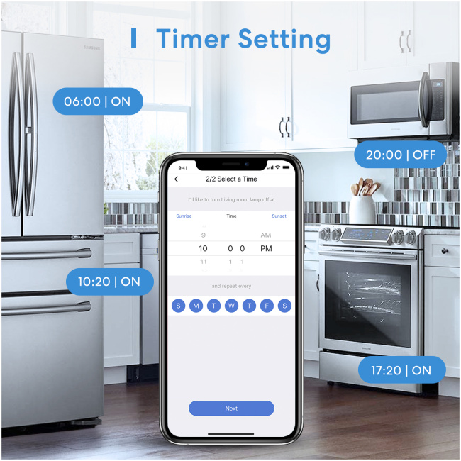 Meross Homekit Smart Wi-Fi Switch 16A (Matter) MSS715MA-UN - Image 3