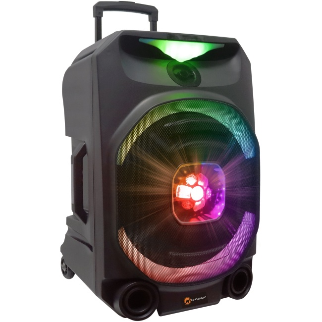 N-Gear FLASH1550 15'' Portable Karaoke Disco Speaker with Wireless Mic BT USB & LED Effects - Image 10