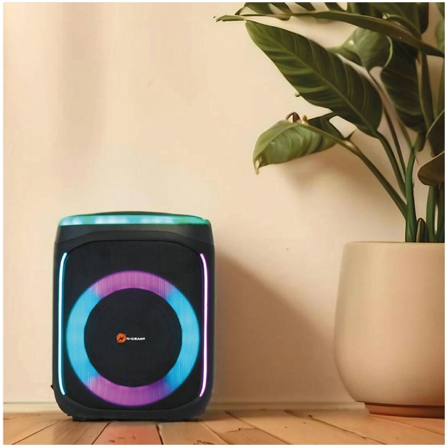 N-Gear FLASHBANGER 606 Karaoke Speaker BT/USB with 1x Wireless Microphone - Image 2