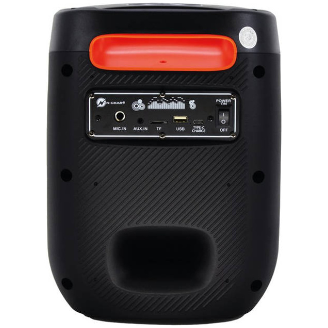 N-Gear FLASHBANGER 606 Karaoke Speaker BT/USB with 1x Wireless Microphone - Image 4