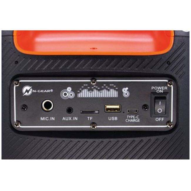 N-Gear FLASHBANGER 606 Karaoke Speaker BT/USB with 1x Wireless Microphone - Image 5