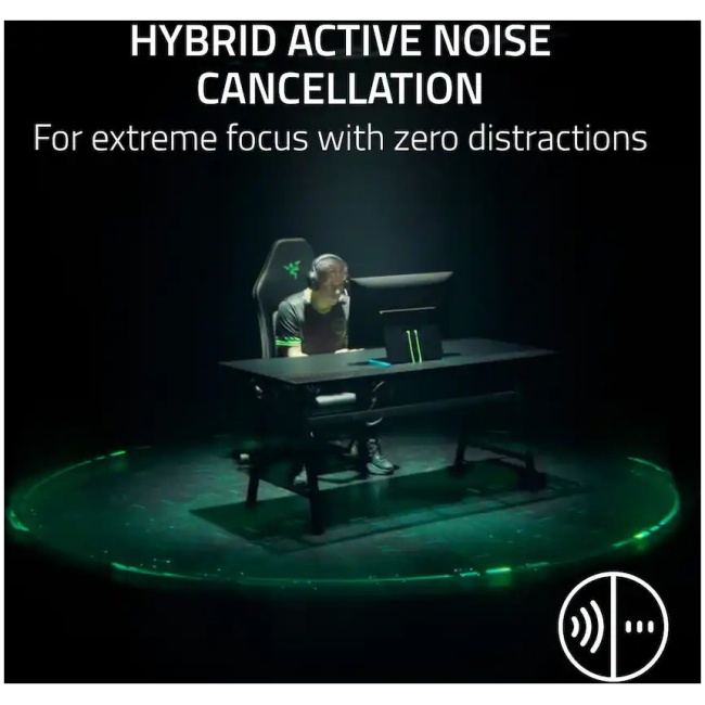 Razer BLACKSHARK V3 PRO PLAYSTATION Black - ANC Wireless Gaming Headset - 48h Bat. -  2.4GHz/BT/USB - Image 4