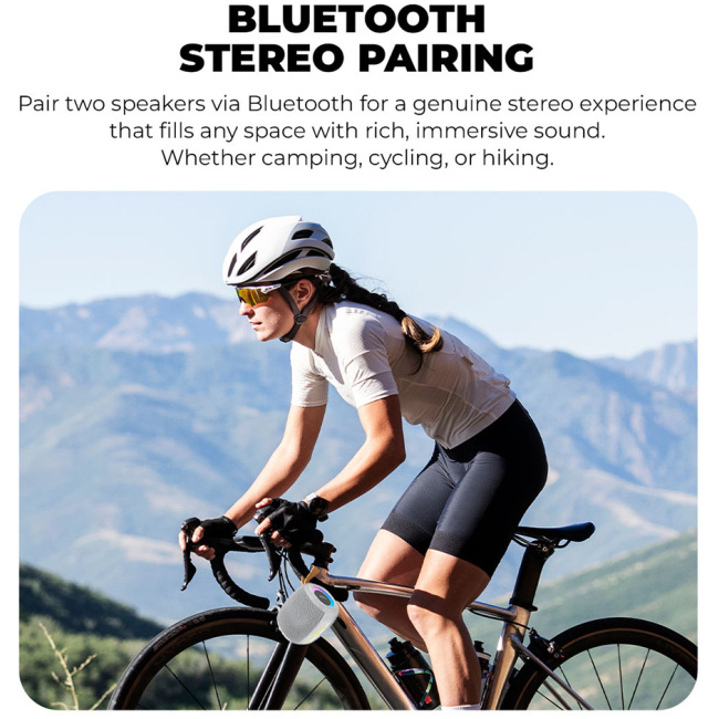 SonicGear Portable Speaker TWS BT/USB/FM/RGB SONICGO! 5 Atlantic Blue - Image 6