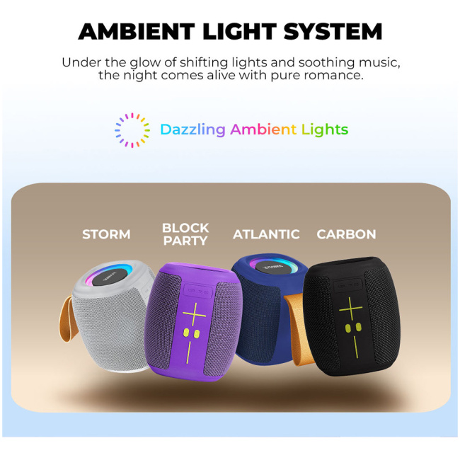 SonicGear Portable Speaker TWS BT/USB/FM/RGB SONICGO! 5 Atlantic Blue - Image 8