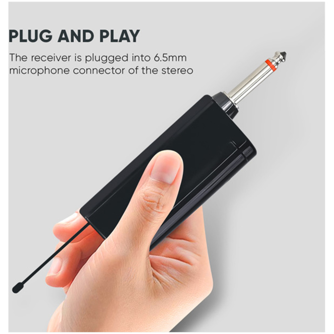 SonicGear WM2200UL DUAL Grigio 2 x Wireless 2.4GHz Rechargeable Microphone Handsets with LED Display - Image 6