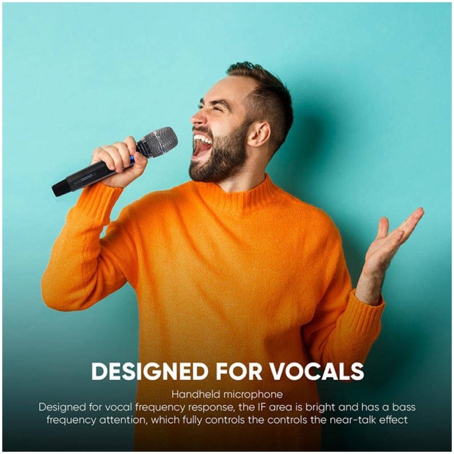 SonicGear WM3000UL 1xHandset Wireless UHF Microphone with Rechargeable Receiver - Image 8