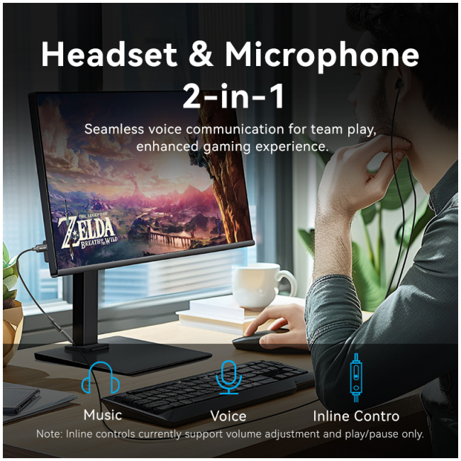 Vention AUDIO CONVERTER USB-A to 1x3.5mm 1.0m Cable Braided CVEBF - Image 6