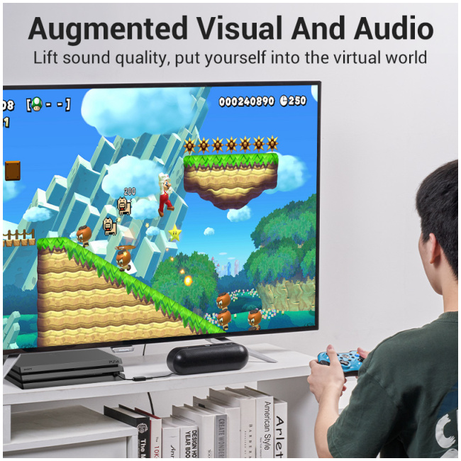 Vention AUDIO CONVERTER USB-A to 2x3.5mm 1.0m Cable CDYBF - Image 6