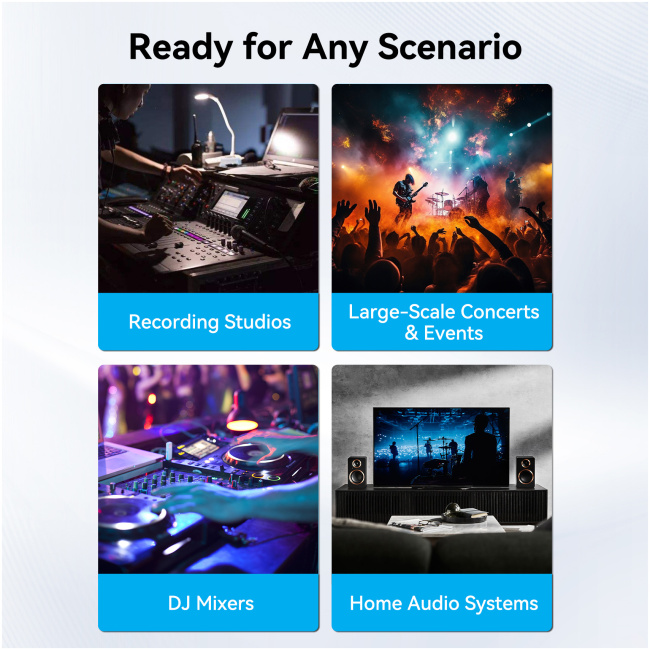 Vention AUDIO XLR M-F Cable Braided-Metal 5.0m BKHHJ - Image 9