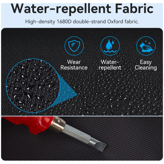 Vention Backpack 15.6'' Water-Repellent USB Charge & Lock Black KRKB0 - Image 13