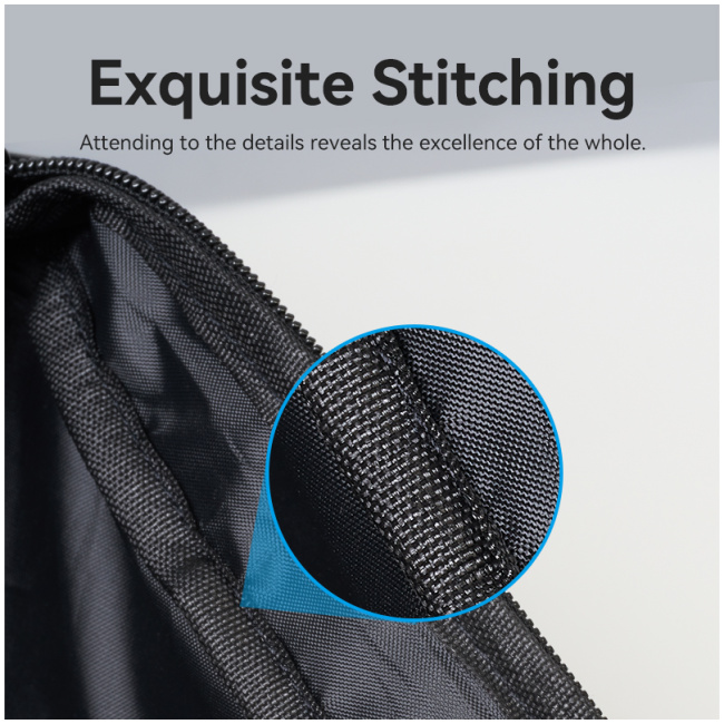 Vention Backpack 15.6'' Water-Repellent USB Charge & Lock Black KRKB0 - Image 14