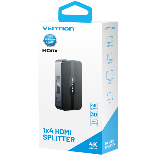 Vention HDMI Splitter 4-Port 4K EU A12B0-EU - Image 3
