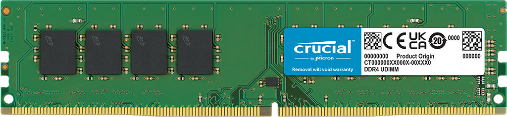Crucial RAM DIMM DDR4 3200 8GB Desktop Memory CT8G4DFRA32A Crucial RAM DIMM DDR4 3200 8GB Desktop Memory CT8G4DFRA32A - Image 1
