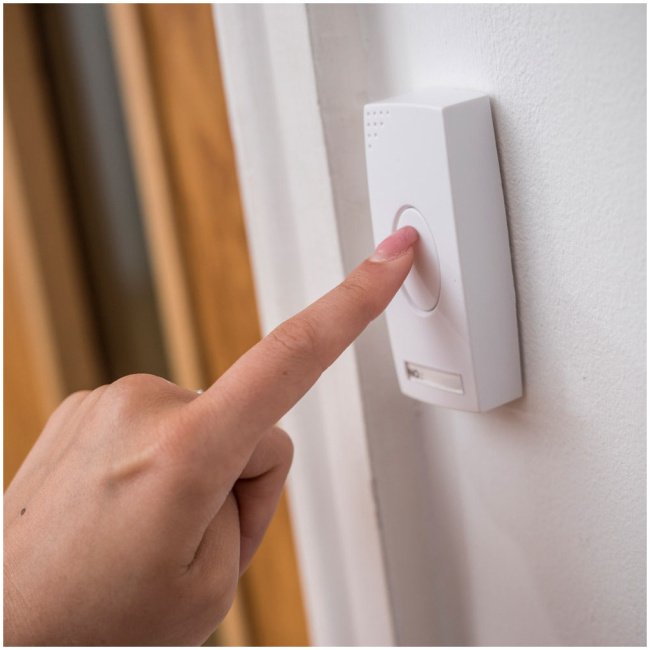 Mercury DB300 Wireless DoorBell Plug-in & Plug-Through 350.300UK - Image 3