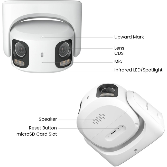 Reolink PRO IP POE Dual Illumination 16.0MP Dome 2.8mm Dual Camera SED RP-PCT16MD - Image 2