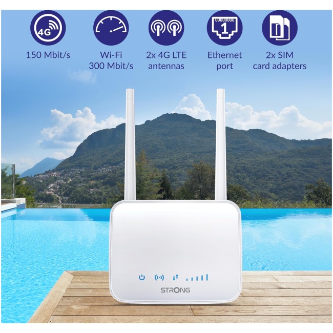 Strong Router 4G LTE CAT4 Wi-Fi N300 Mini 4GROUTER350MUK - Image 5