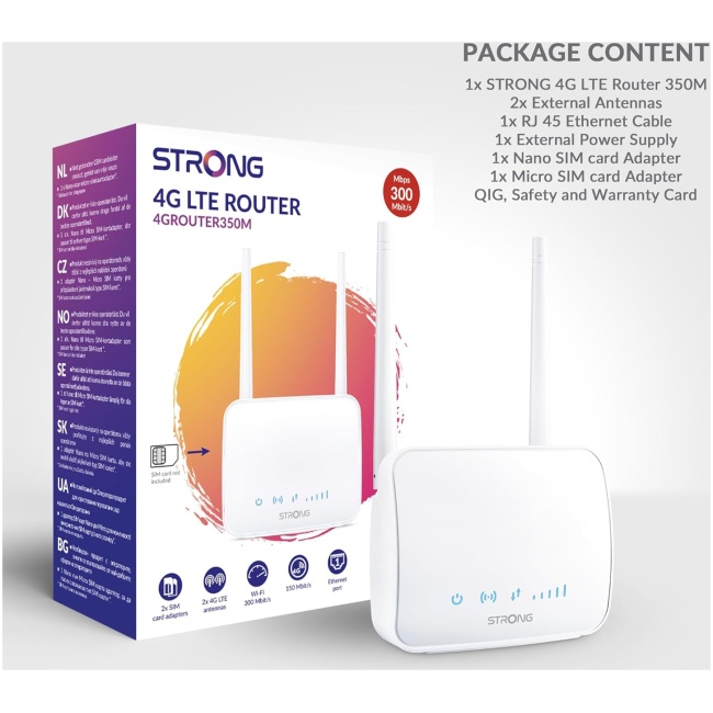 Strong Router 4G LTE CAT4 Wi-Fi N300 Mini 4GROUTER350MUK - Image 6