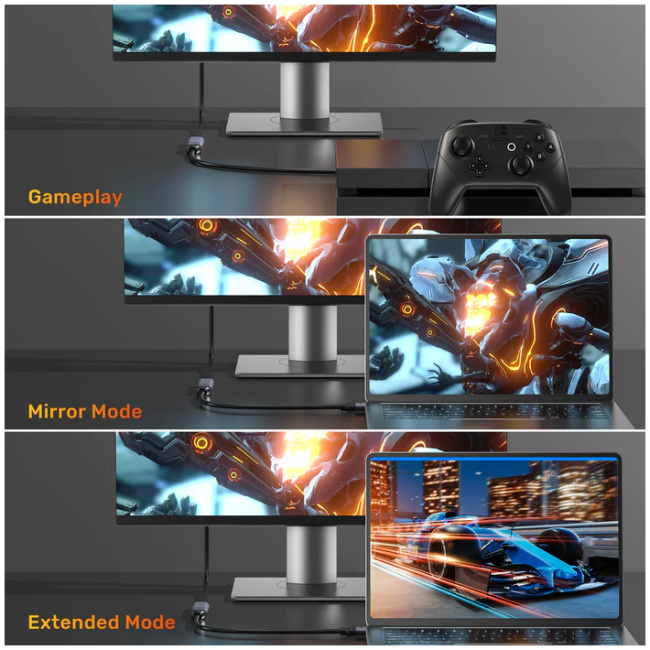 Unitek HDMI Extension 2.1 Male to Female 3.0m 8K60Hz C11091A - Image 11