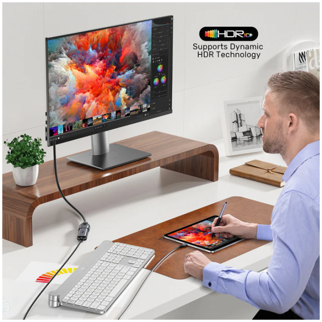 Unitek HDMI Extension 2.1 Male to Female 3.0m 8K60Hz C11091A - Image 7