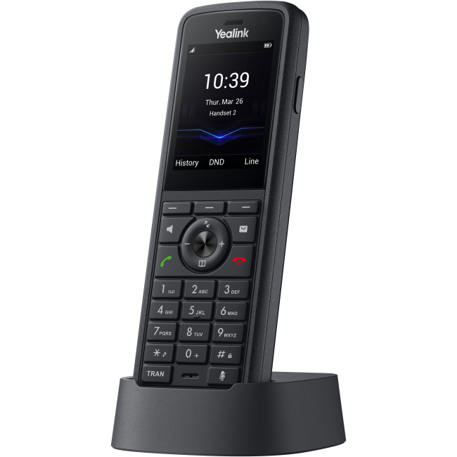Yealink IP Phone Cordless DECT Handset 1.8" Rugged IP67 & Bluetooth without DECT Base W59R PRO