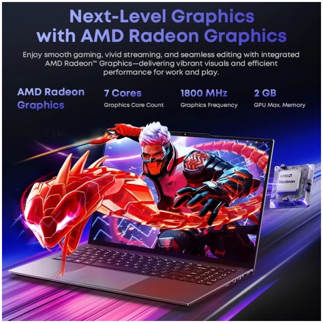 Chuwi Laptop CoreBook Plus 16'' R5-7430U 16Gb + 512GB Windows 11 Home - Image 7