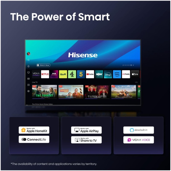 Hisense 100U7Q 100'' 4K Smart QLED MINI LED 144hz TV - Image 9