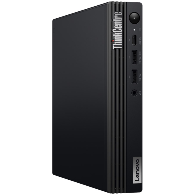 Lenovo ThinkCentre M70q Gen 5 Intel® Core™ i3 i3-14100T 8 GB DDR5-SDRAM 256 GB SSD Windows 11 Pro Mini PC Black