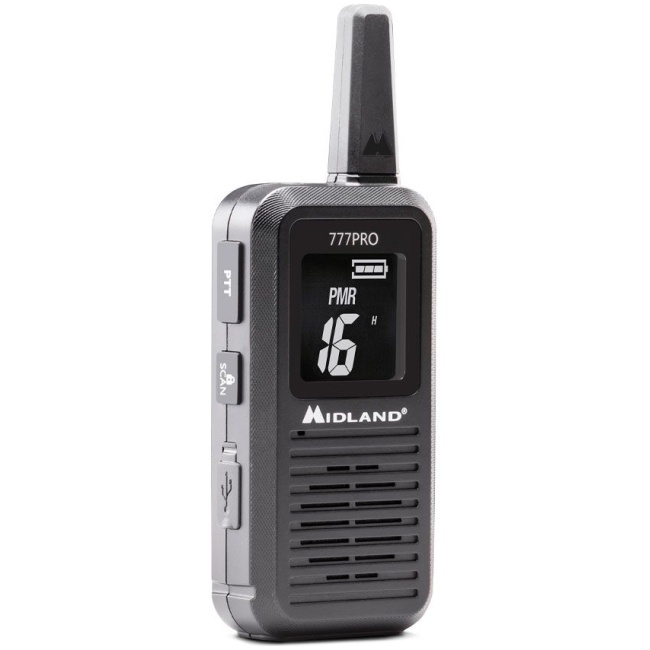 Midland 777PRO Business PMR Radios Valibox includes 2x Earphones, 2x Lanyards & Carry Case - Image 5