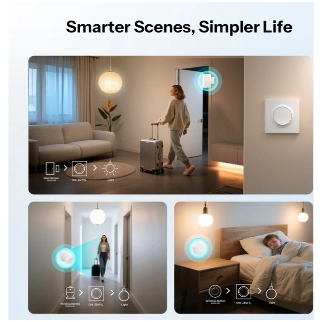 Sonoff Zigbee Smart Wall Mechanical Switch 1-Button White - Image 3