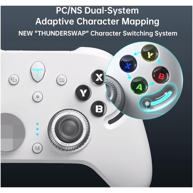 Thunderobot PC Gamepad Wireless G80 ThunderSwap ,Dual TMR Triggers, Optical Buttons, 1000Hz Polling Rate, RGB Backlight - Image 2