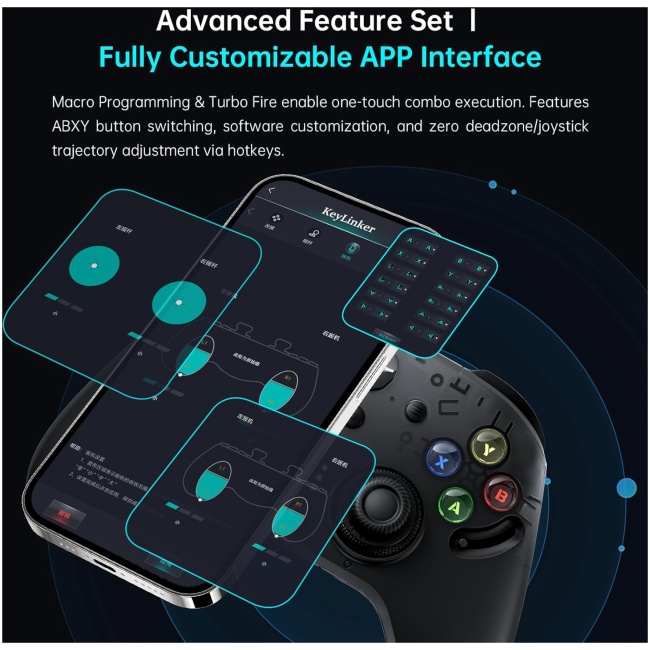 Thunderobot PC Gamepad Wireless G80 ThunderSwap ,Dual TMR Triggers, Optical Buttons, 1000Hz Polling Rate, RGB Backlight - Image 3