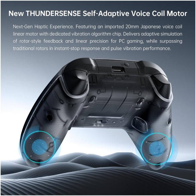 Thunderobot PC Gamepad Wireless G80 ThunderSwap ,Dual TMR Triggers, Optical Buttons, 1000Hz Polling Rate, RGB Backlight - Image 4