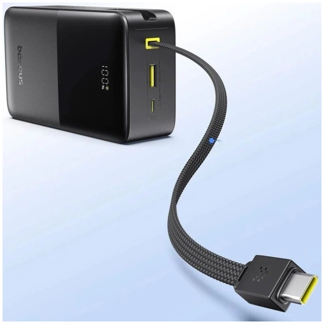 Baseus Powerbank 22.5W 30000mAh EnerFill FC51 Bipow 2 Pro Black - Image 2