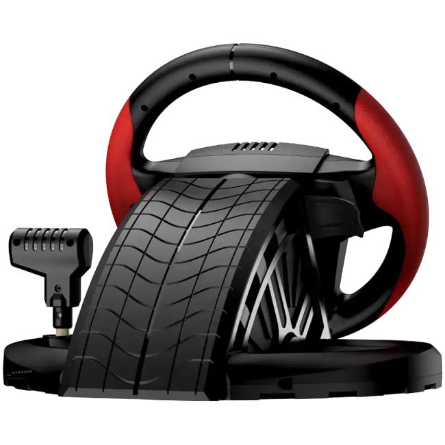 Genius Gaming Wheel Vibration-Gears-2xFoot Pedals PC/PS3/PS4 SpeedMaster - Image 2