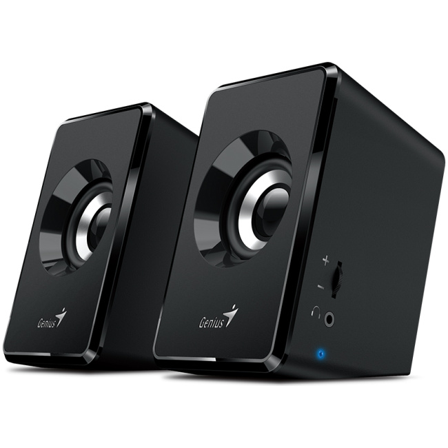 Genius PC Speakers 2.0 6W 3.5mm USB Powered Black SP-U125 - Image 2