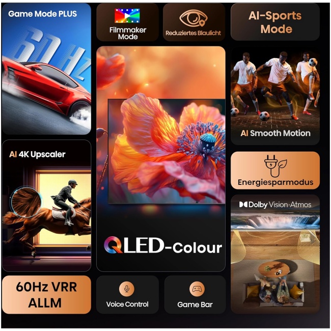 Hisense 85E7Q 85'' 4K Smart QLED TV - Image 2