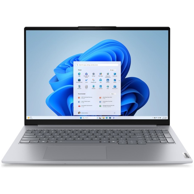 Lenovo ThinkBook 16 G8 IAL Intel Core Ultra 5 225U Laptop 40.6 cm (16") WUXGA 16 GB DDR5-SDRAM 512 GB SSD Wi-Fi 6E (802.11ax) Windows 11 Pro English Grey