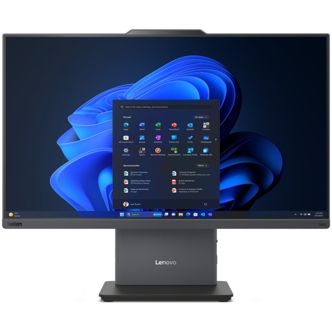Lenovo ThinkCentre neo 50a 24 Gen 5 Intel Core 7 240H 60.5 cm (23.8") 1920 x 1080 pixels Touchscreen All-in-One PC 16 GB DDR5-SDRAM 1000 GB SSD Windows 11 Pro Wi-Fi 6 (802.11ax) Grey