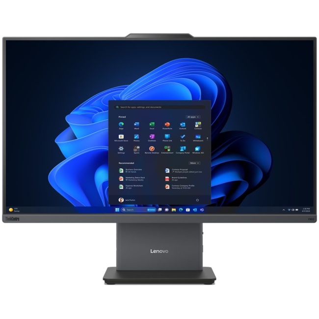 Lenovo ThinkCentre neo 50a 27 Gen 5 Intel Core 5 210H 68.6 cm (27") 1920 x 1080 pixels Touchscreen All-in-One PC 16 GB DDR5-SDRAM 512 GB SSD Windows 11 Pro Wi-Fi 6 (802.11ax) Grey