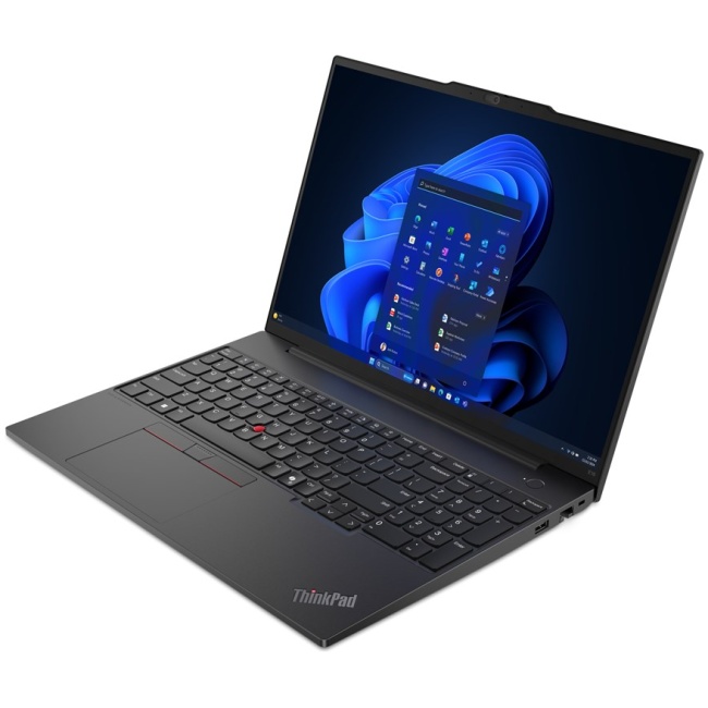 Lenovo ThinkPad E16 Gen 2 (AMD) AMD Ryzen™ 5 7535U Laptop 40.6 cm (16") WUXGA 8 GB DDR5-SDRAM 256 GB SSD Wi-Fi 6E (802.11ax) Windows 11 Pro English Black New Repack/Repacked - Image 2